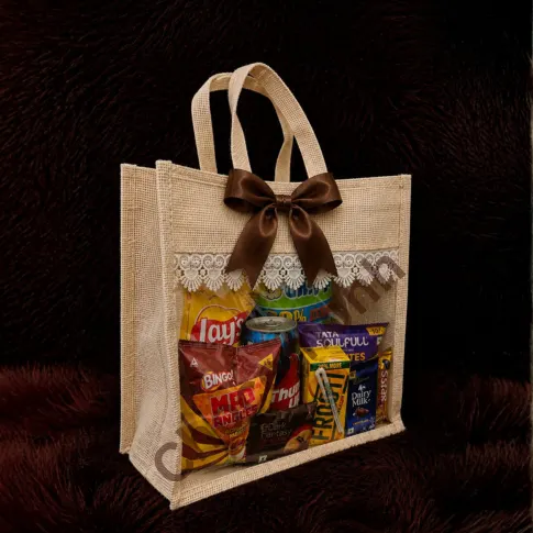 Jute Bag Gift Hamper - Cream Colour - Image 2