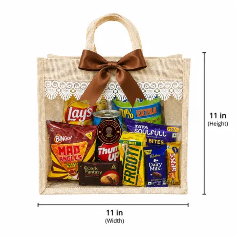 Jute Bag Gift Hamper - Cream Colour - Image 5