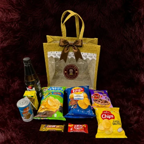 Jute Bag Gift Hamper - Green Colour - Image 4
