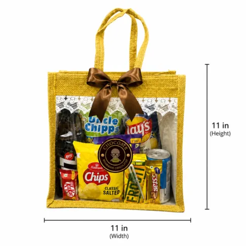Jute Bag Gift Hamper - Green Colour - Image 5