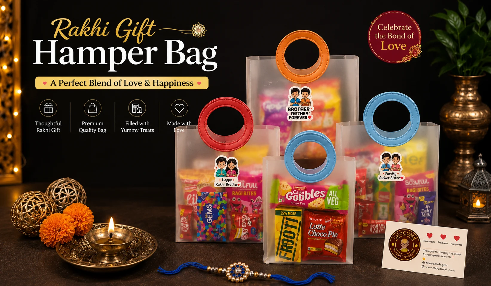 Rakhi Gift hamper bag in Delhi, NCR