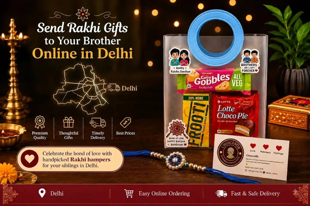 Send Rakhi Gifts to Your Brother Online in Delhi