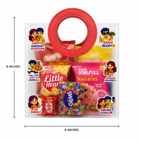 Small Rakhi Gift Hamper size